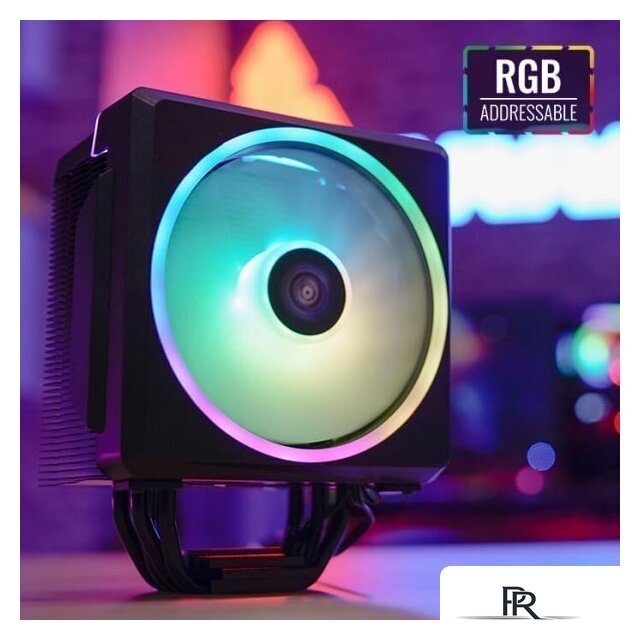 Кулер для процессора AeroCool Cylon 4F WH ARGB PWM 4P - Изображение №2 — Интернет-магазин ПроЗаказ