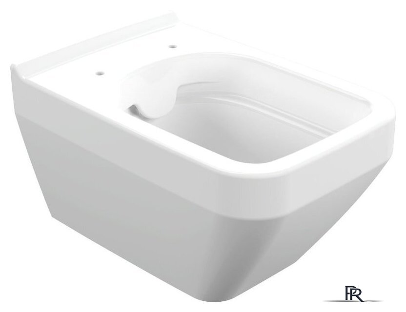Унитаз подвесной Cersanit Crea Square Clean On DPL EO Slim A63115 - Изображение №2 — Интернет-магазин ПроЗаказ