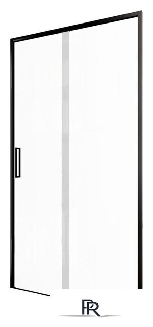 Душевая дверь Aquanet Pleasure Evo 100 AE65-N100-BT (черный анодированный/прозрачное стекло) - Изображение №2 — Интернет-магазин ПроЗаказ