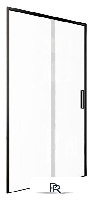 Душевая дверь Aquanet Pleasure Evo 100 AE65-N100-BT (черный анодированный/прозрачное стекло) - Изображение №1 — Интернет-магазин ПроЗаказ