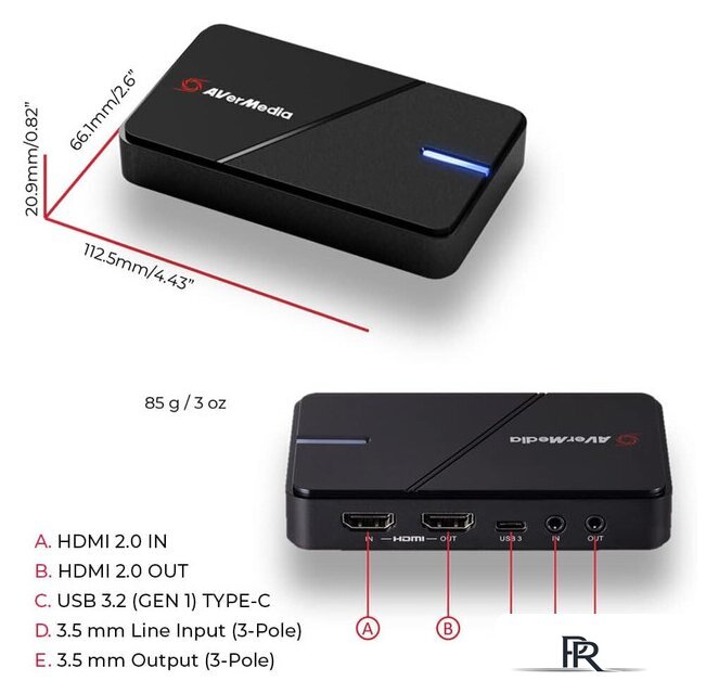 Устройство видеозахвата AverMedia Live Gamer Extreme 3 GC551G2 - Изображение №3 — Интернет-магазин ПроЗаказ