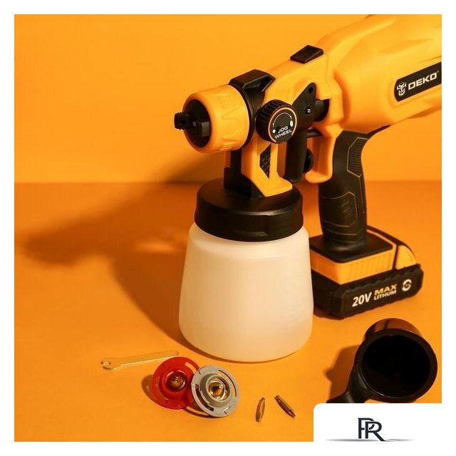 Краскораспылитель Deko DKSG20K2 (с 1-им АКБ) - Изображение №2 — Интернет-магазин ПроЗаказ
