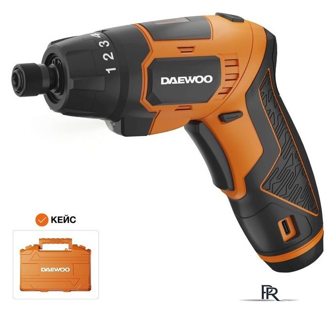 Электроотвертка Daewoo Power DAA 3620Li Plus (с АКБ, кейс) - Изображение №1 — Интернет-магазин ПроЗаказ