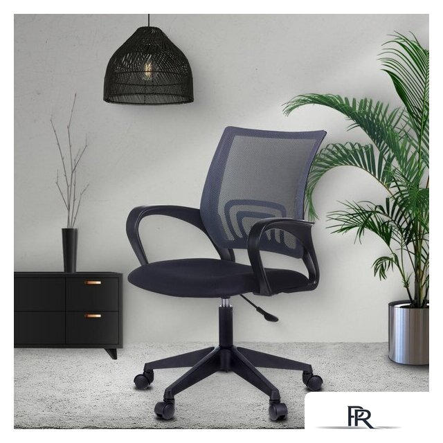 Офисное кресло Бюрократ CH-695NLT (темно-серый/TW-04 сиденье черный TW-11 сетка/ткань) - Изображение №6 — Интернет-магазин ПроЗаказ