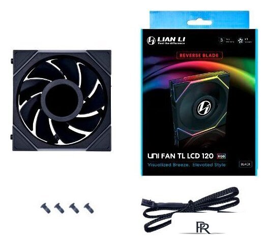 Вентилятор для корпуса Lian Li Uni Fan TL LCD 120 Reverse G99.12RTLLCD1B.00 - Изображение №1 — Интернет-магазин ПроЗаказ