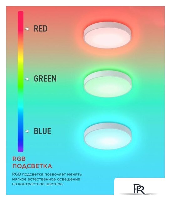 Светильник-тарелка In Home Scandy Simple-125RGB-RCW 4690612062266 - Изображение №7 — Интернет-магазин ПроЗаказ