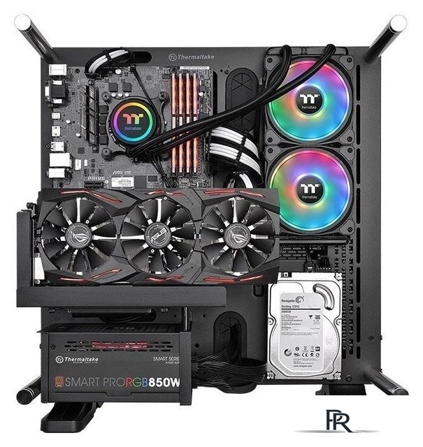 Система жидкостного охлаждения для процессора Thermaltake Floe DX RGB 280 TT Premium Edition CL-W257-PL14SW-A - Изображение №2 — Интернет-магазин ПроЗаказ