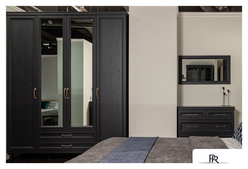 Комод Ангстрем Орландо спальня ОР-100.02 исп.2 (серый уголь) - Изображение №7 — Интернет-магазин ПроЗаказ