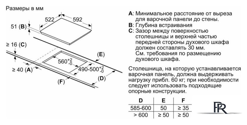 Варочная панель Bosch PUG61RAA5E - Изображение №5 — Интернет-магазин ПроЗаказ