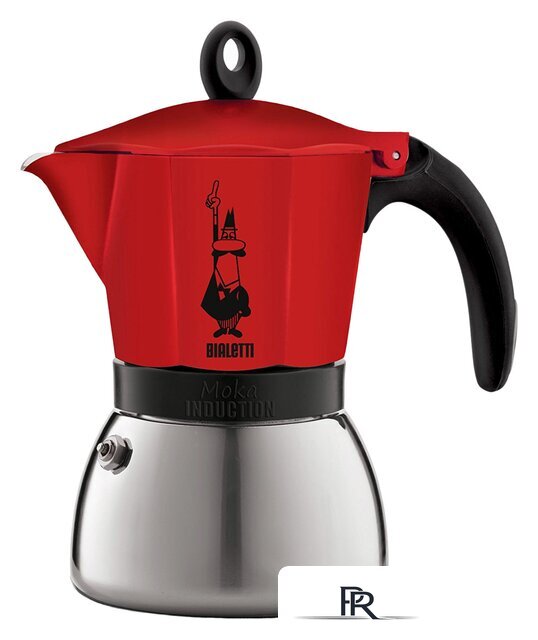 Гейзерная кофеварка Bialetti Moka Induction (6 порций, красный) - Изображение №1 — Интернет-магазин ПроЗаказ