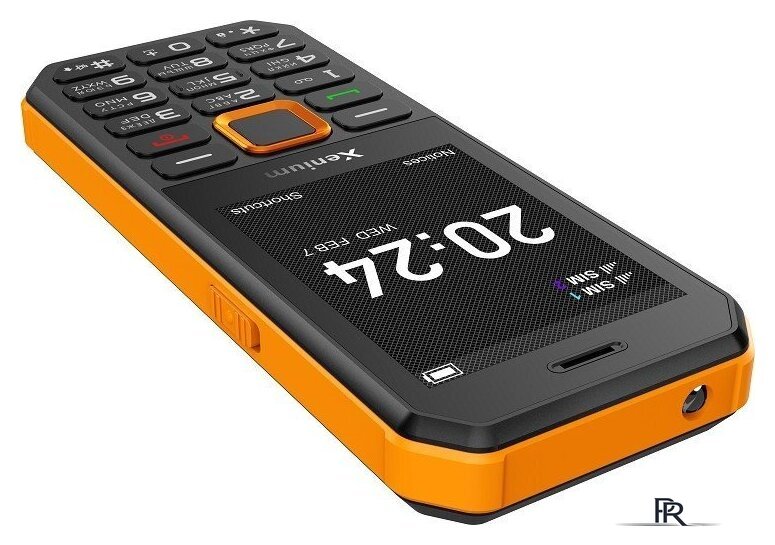 Кнопочный телефон Xenium X300 (оранжевый/черный) - Изображение №5 — Интернет-магазин ПроЗаказ