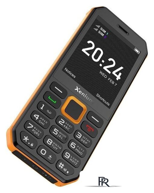 Кнопочный телефон Xenium X300 (оранжевый/черный) - Изображение №6 — Интернет-магазин ПроЗаказ
