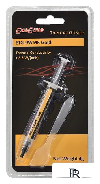 Термопаста ExeGate ETG-9WMK Gold EX282343RUS (4 г.) - Изображение №2 — Интернет-магазин ПроЗаказ