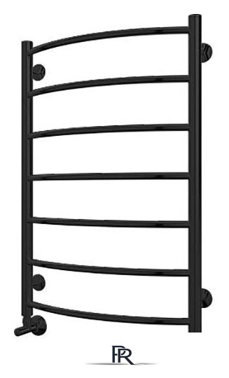 Полотенцесушитель TERMINUS Классик П7 500x796 (с наружной резьбой, RAL 9005 черный) - Изображение №2 — Интернет-магазин ПроЗаказ