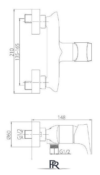 Смеситель Damixa Palace Grand 462000000 - Изображение №2 — Интернет-магазин ПроЗаказ