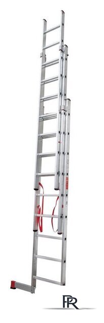 Лестница-стремянка Новая высота NV 323 трёхсекционная профессиональная 3x9 ступеней - Изображение №5 — Интернет-магазин ПроЗаказ