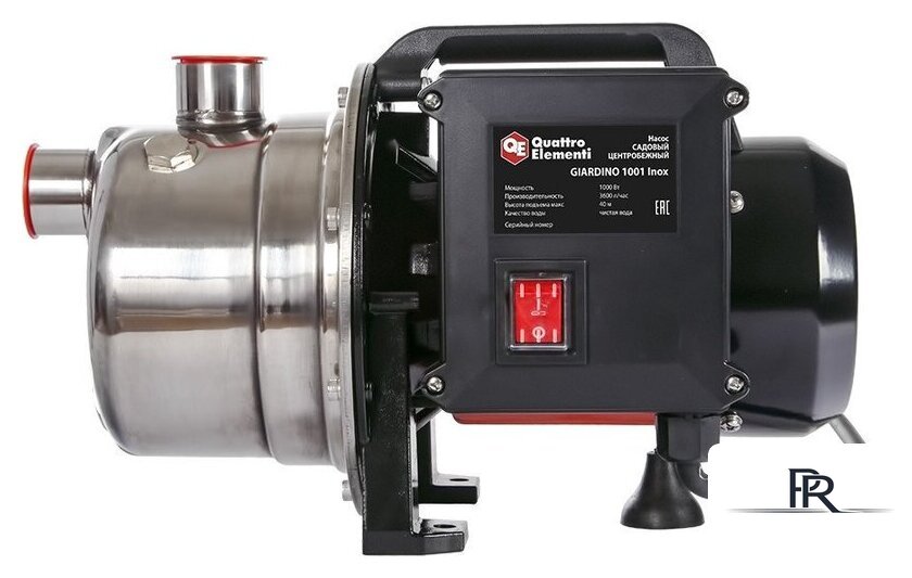 Садовый насос Quattro Elementi Giardino 1001 Inox - Изображение №3 — Интернет-магазин ПроЗаказ
