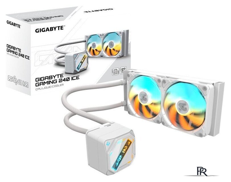 Система жидкостного охлаждения для процессора Gigabyte Gaming 240 Ice - Изображение №4 — Интернет-магазин ПроЗаказ