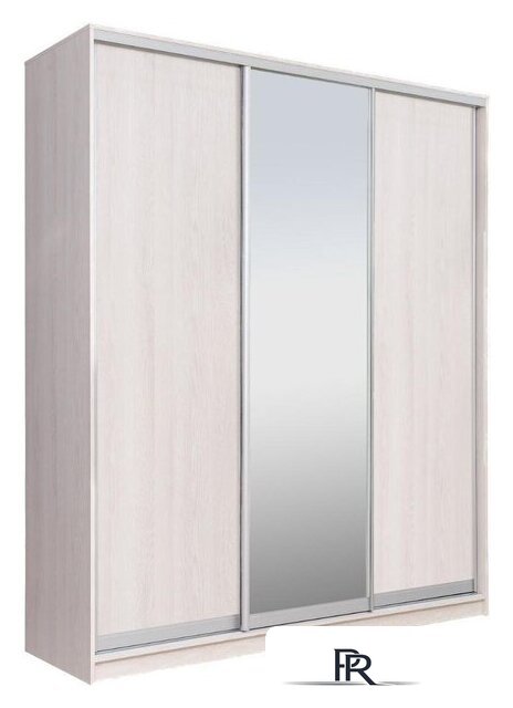 Шкаф-купе Рэйгрупп 203450 YYX Elgon РГ-02.02 (ясень снежный/хром) - Изображение №1 — Интернет-магазин ПроЗаказ