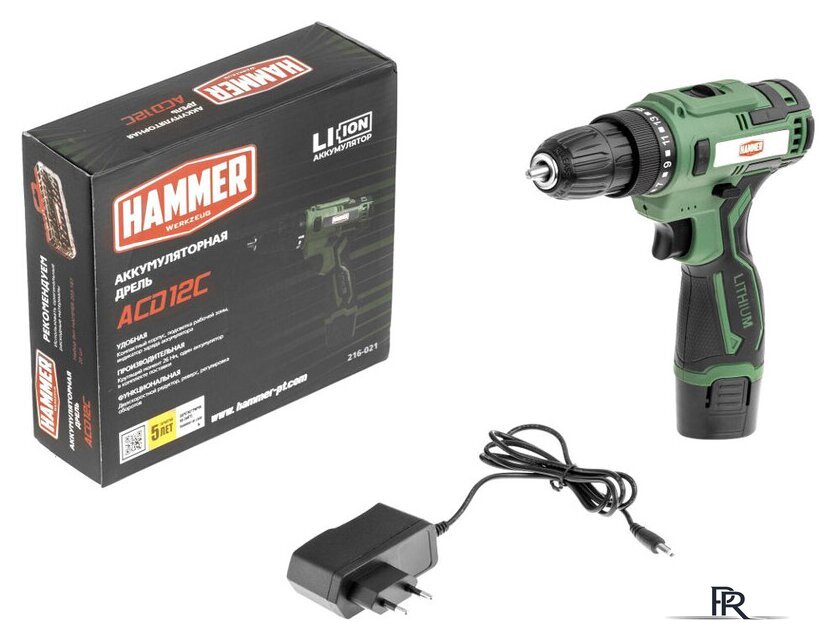 Дрель-шуруповерт Hammer ACD12C (с 1-м АКБ) - Изображение №1 — Интернет-магазин ПроЗаказ