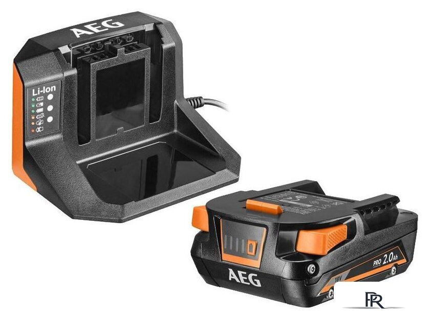 Аккумулятор с зарядным устройством AEG Powertools SET L1820S 4935478932 (18В/2 Ah + 18В) - Изображение №1 — Интернет-магазин ПроЗаказ