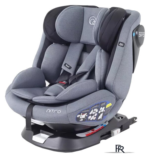 Детское автокресло Rant Nitro Isofix UB619 (серый/черный) - Изображение №1 — Интернет-магазин ПроЗаказ