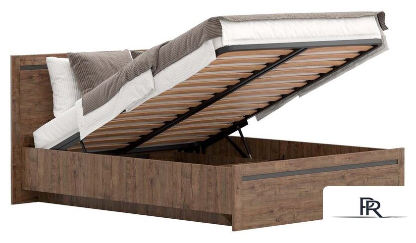 Кровать Black Red White Kada S404-LOZ160x200 подъемным механизмом (дуб april) - Изображение №2 — Интернет-магазин ПроЗаказ