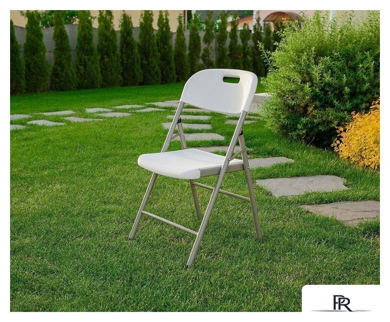 Стул Calviano Складной пластиковый (белый) - Изображение №6 — Интернет-магазин ПроЗаказ