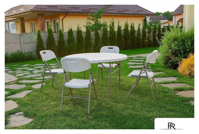 Стул Calviano Складной пластиковый (белый) - Изображение №10 — Интернет-магазин ПроЗаказ