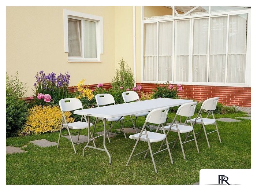 Стул Calviano Складной пластиковый (белый) - Изображение №9 — Интернет-магазин ПроЗаказ