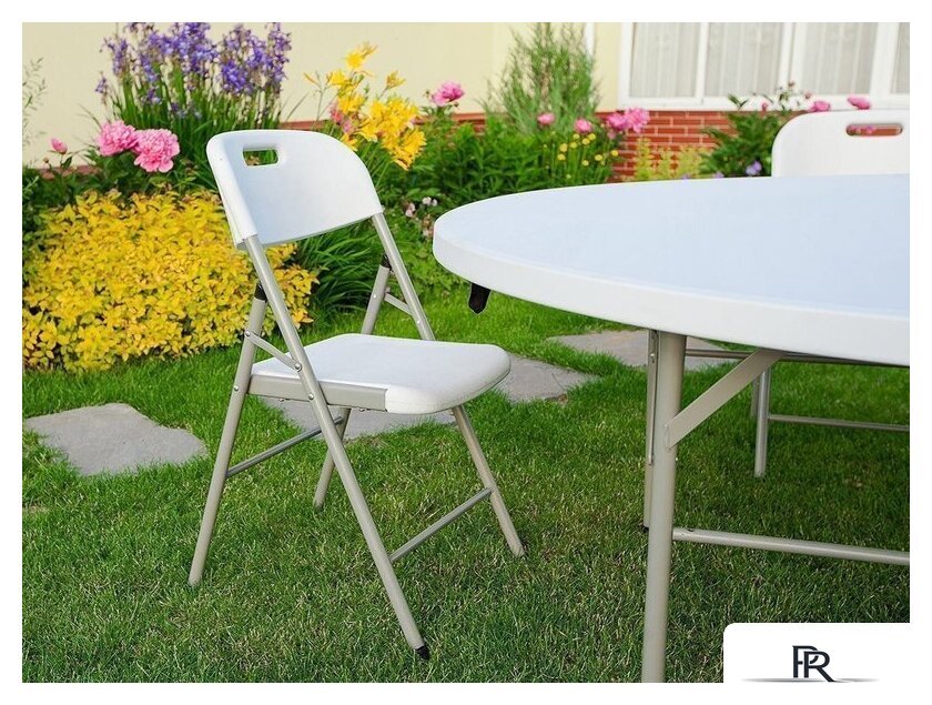 Стул Calviano Складной пластиковый (белый) - Изображение №8 — Интернет-магазин ПроЗаказ