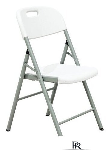 Стул Calviano Складной пластиковый (белый) - Изображение №1 — Интернет-магазин ПроЗаказ