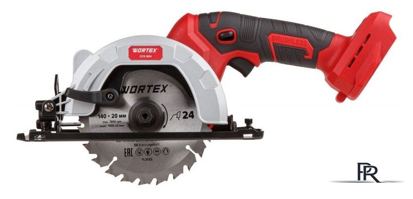 Дисковая (циркулярная) пила Wortex CCS 1814 0329269 (с 1-им АКБ) - Изображение №4 — Интернет-магазин ПроЗаказ