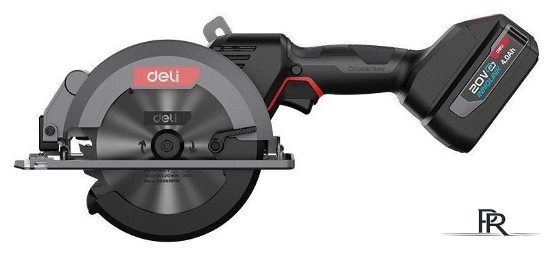 Дисковая (циркулярная) пила Deli EDE-YJ20-1D4 (с 2-мя АКБ) - Изображение №3 — Интернет-магазин ПроЗаказ
