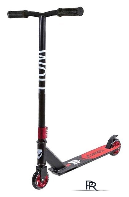 Трюковый самокат Novatrack Wolf El 100A.WOLF.BRD20 (красный/черный) - Изображение №1 — Интернет-магазин ПроЗаказ