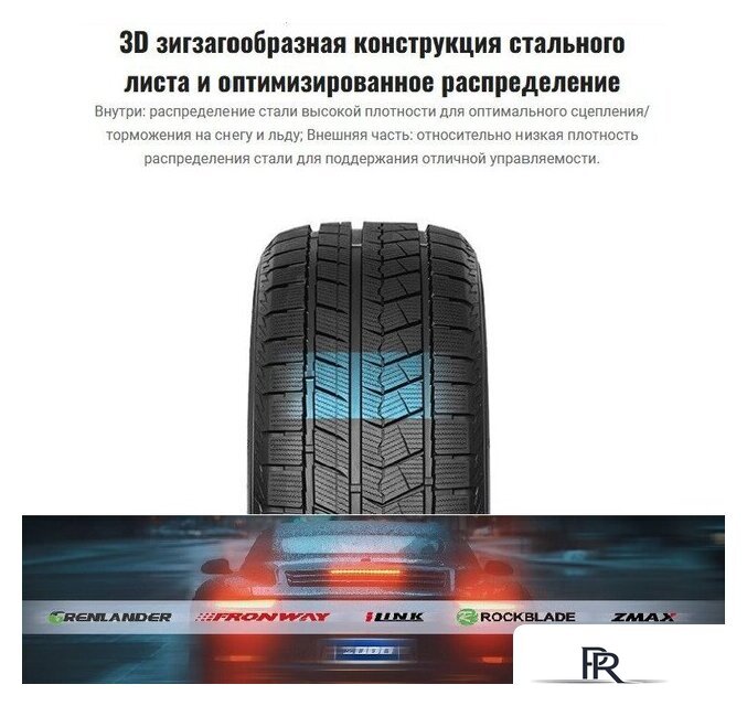 Зимние шины Rockblade Rock 868S 275/40R20 106H XL - Изображение №4 — Интернет-магазин ПроЗаказ