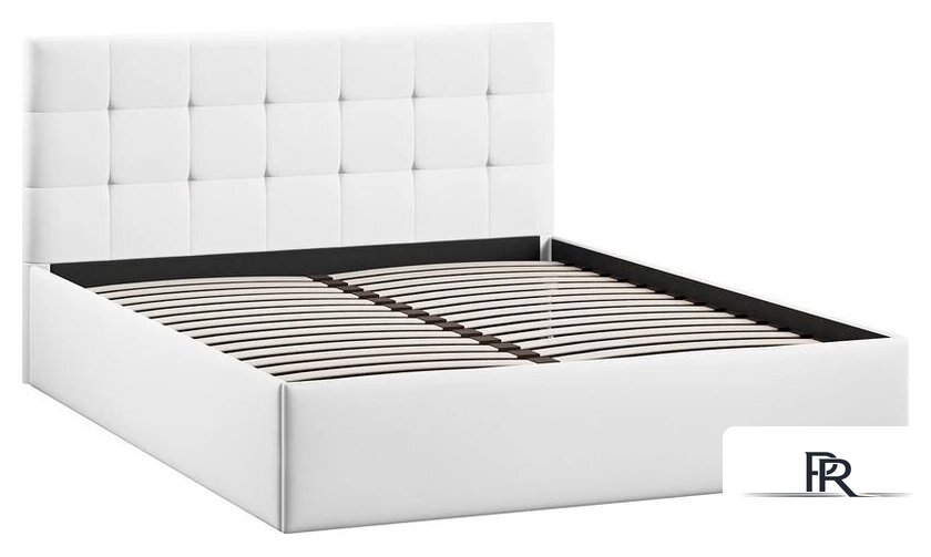 Кровать Трия Джоли Тип 1 универсальный 180x200 (экокожа Polo white) - Изображение №2 — Интернет-магазин ПроЗаказ