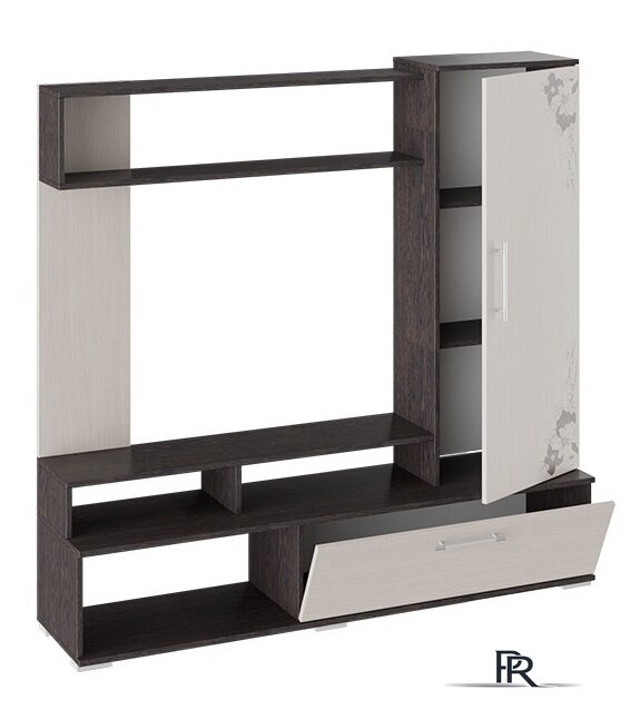 Стенка Трия Сиена (венге цаво-дуб белфорт с рисунком) - Изображение №2 — Интернет-магазин ПроЗаказ