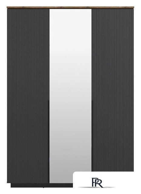 Шкаф распашной Black Red White San Gimignano SZF3D (антрацитовый/дуб нокс) - Изображение №1 — Интернет-магазин ПроЗаказ