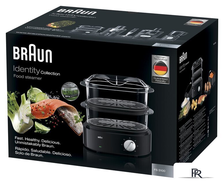 Пароварка Braun IdentityCollection FS 5100 Black - Изображение №5 — Интернет-магазин ПроЗаказ