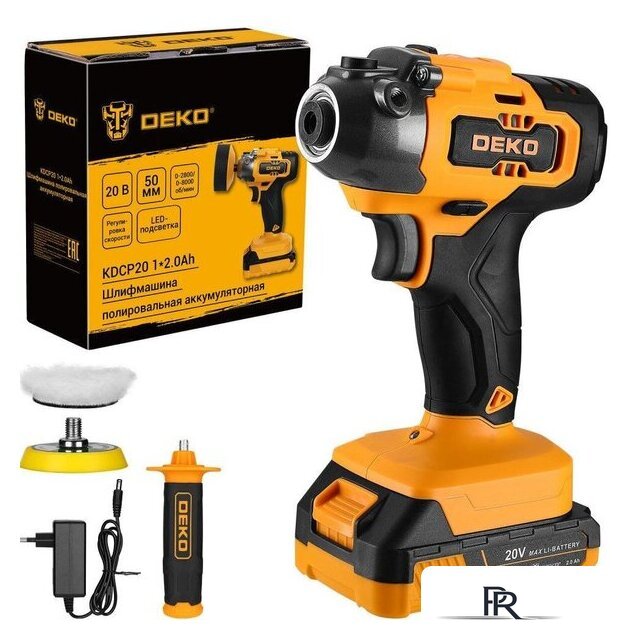 Полировальная машина Deko KDCP20 081-1027 (с 1-им АКБ) - Изображение №1 — Интернет-магазин ПроЗаказ