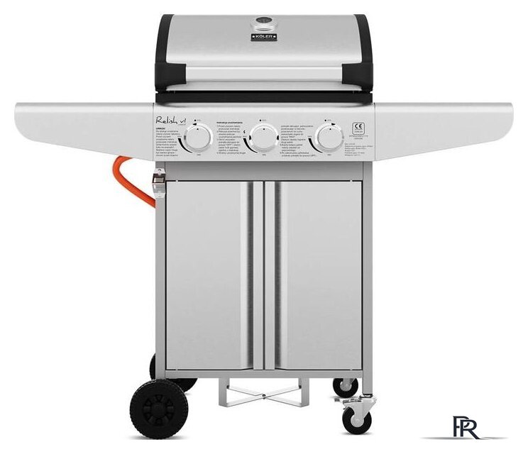 Газовый гриль для дачи Koler Relish v1 Compact (серебристый) - Изображение №2 — Интернет-магазин ПроЗаказ