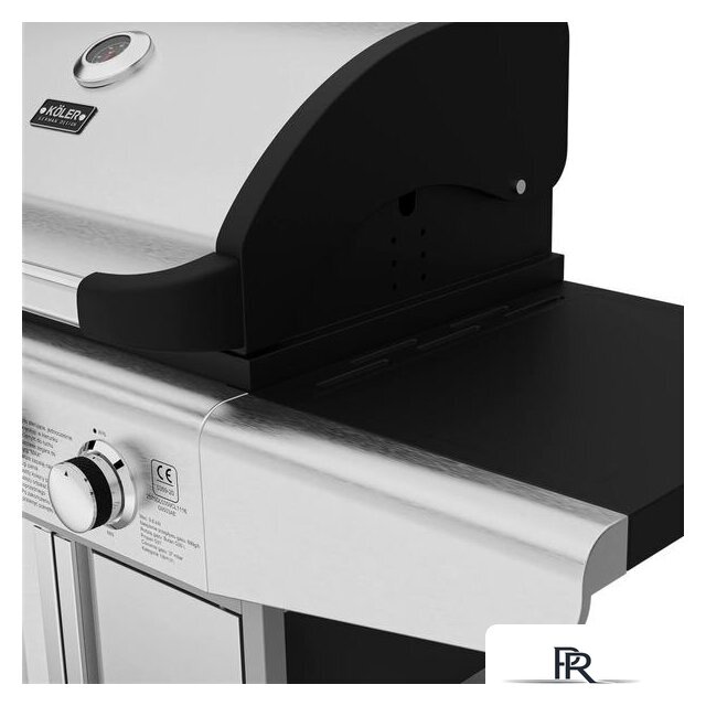 Газовый гриль для дачи Koler Relish v1 Compact (серебристый) - Изображение №6 — Интернет-магазин ПроЗаказ