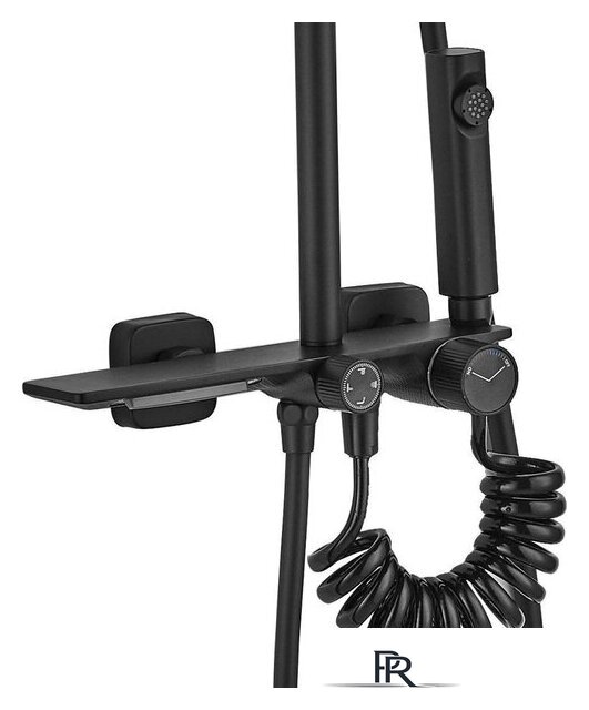 Душевая система  Rea Helix Black REA-P6618 - Изображение №4 — Интернет-магазин ПроЗаказ
