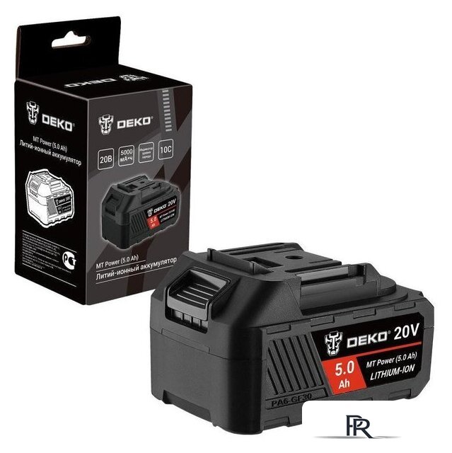 Аккумулятор Deko MT Power 084-1065 (20В/5 Ач) - Изображение №1 — Интернет-магазин ПроЗаказ