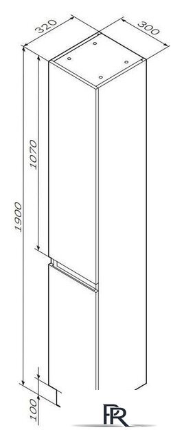  AM.PM Шкаф-пенал X-Joy M85ACSR0306WG - Изображение №8 — Интернет-магазин ПроЗаказ