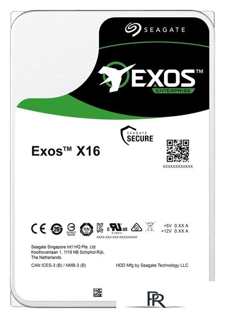 Жесткий диск Seagate Exos X16 10TB ST10000NM002G - Изображение №1 — Интернет-магазин ПроЗаказ