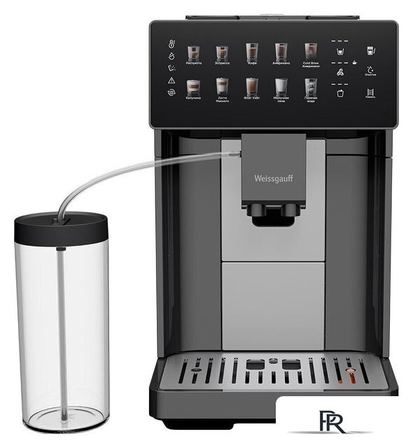 Кофемашина Weissgauff WCM-365 Automatic ColorTouch Cappuccino Nero - Изображение №1 — Интернет-магазин ПроЗаказ