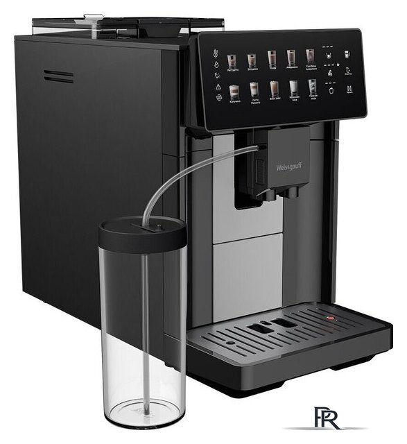 Кофемашина Weissgauff WCM-365 Automatic ColorTouch Cappuccino Nero - Изображение №6 — Интернет-магазин ПроЗаказ