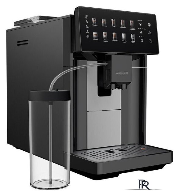 Кофемашина Weissgauff WCM-365 Automatic ColorTouch Cappuccino Nero - Изображение №2 — Интернет-магазин ПроЗаказ